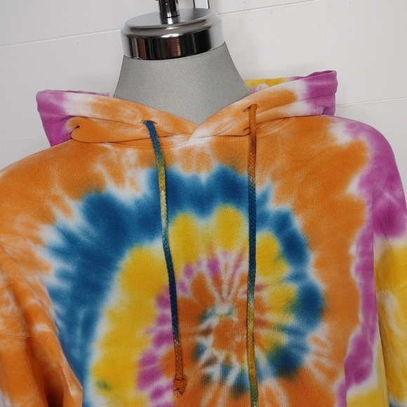DAYDREAMER Double Trouble Tie Dye Hoodie XS - Picture 3 of 11